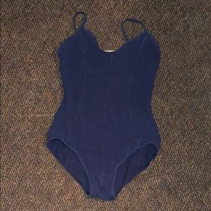 Navy Blue Ballet Leotard